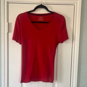 Talbots Women's Scarlet Short Sleeve Tee